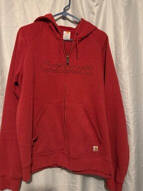 Carhartt Full-Zip Hoodie with Script Logo